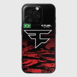 Чехол для iPhone 16 Pro Max силиконовый с защитой камеры Cs:go - FaZe Clan