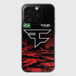 Чехол для iPhone 16 Pro Max силиконовый с защитой камеры Cs:go - FaZe Clan