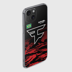 Чехол для iPhone 15 силиконовый с защитой камеры Cs:go - FaZe Clan - фото 2