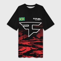 Платье-футболка 3D Cs:go - FaZe Clan