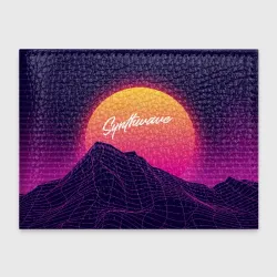 Обложка для студенческого билета Synthwave Retrowave