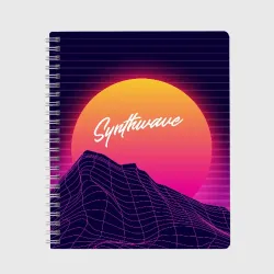 Тетрадь Synthwave Retrowave
