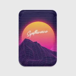 Картхолдер Magsafe магнитный Synthwave Retrowave