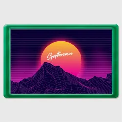 Магнит 45*70 Synthwave Retrowave