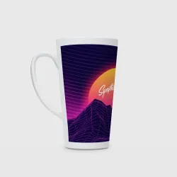 Кружка Латте Synthwave Retrowave