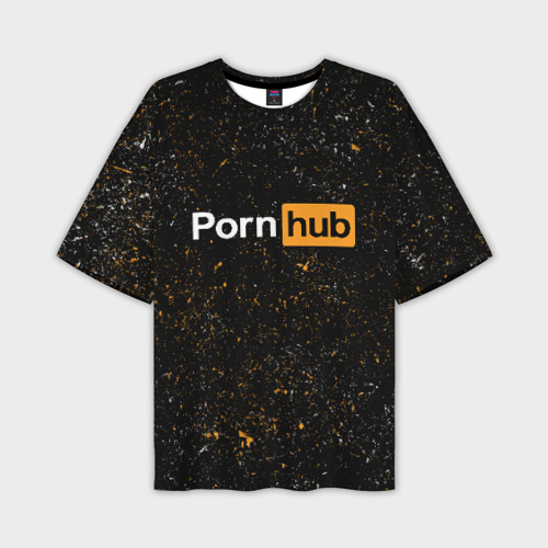 Мужская футболка oversize 3D Pornhub, цвет 3D печать