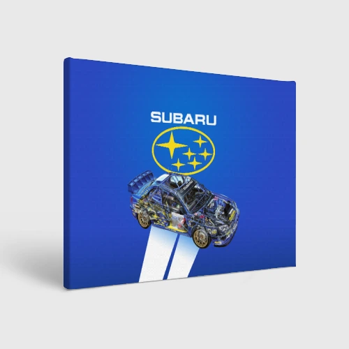 Холст прямоугольный Subaru