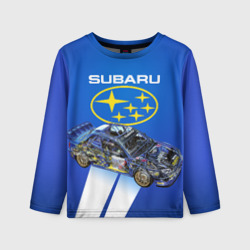 Детский лонгслив 3D Subaru