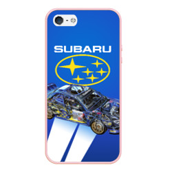 Чехол для iPhone 5/5S матовый Subaru