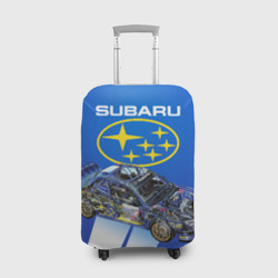 Чехол для чемодана 3D Subaru