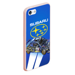 Чехол для iPhone 5/5S матовый Subaru - фото 2