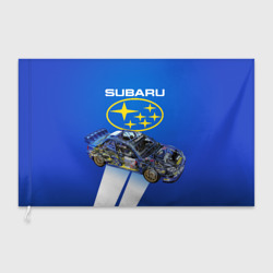 Флаг 3D Subaru