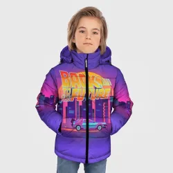 Зимняя куртка для мальчиков 3D Назад в будущее - фото 2