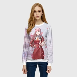 Женский свитшот 3D Ноль два рука - фото 2