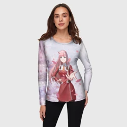 Женский лонгслив 3D Ноль два рука - фото 2