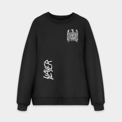 Мужской свитшот oversize без начеса хлопок Slayer