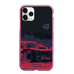 Чехол для iPhone 11 Pro Max матовый Bosozoku Volvo