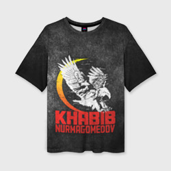 Женская футболка oversize 3D Khabib Nurmagomedov 242