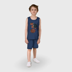 Детская пижама с шортами хлопок USA inside - фото 2