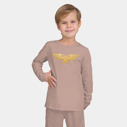 Детская пижама с лонгсливом хлопок Warhammer 40 000 Aquila Gold - фото 2