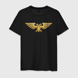 Мужская футболка хлопок Warhammer 40 000 Aquila Gold