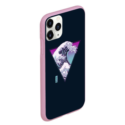 Чехол для iPhone 11 Pro Max матовый Великая Ретро Волна, цвет розовый - фото 3