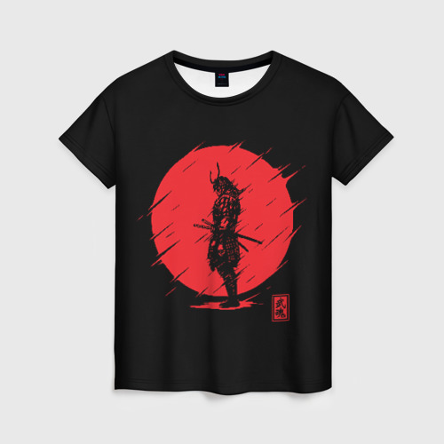 Женская футболка 3D Samurai, цвет 3D печать
