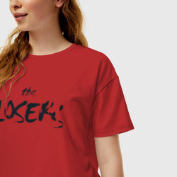 Женская футболка хлопок Oversize The losers - фото 2