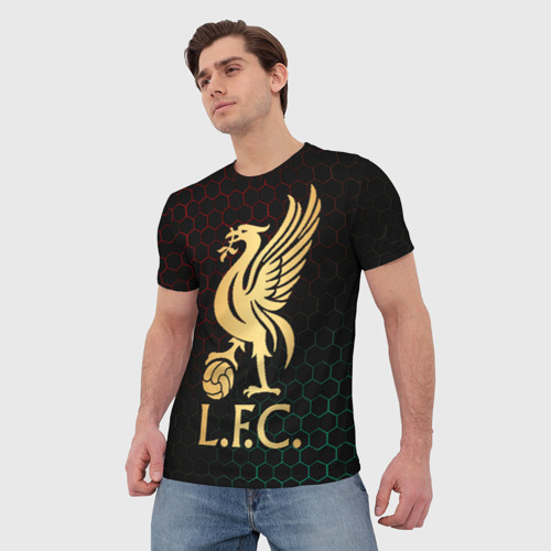 Мужская футболка 3D Ливерпуль, цвет 3D печать - фото 3