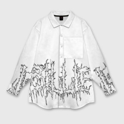 Мужская рубашка oversize 3D Billie Eilish