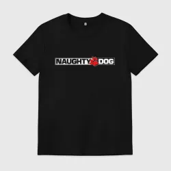Мужская футболка хлопок Naughty dog
