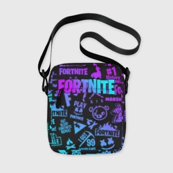 Сумка через плечо 3D Fortnite x Marshmello neon неон