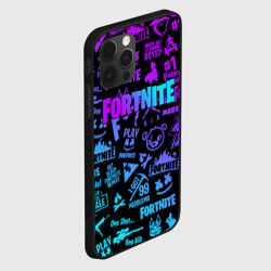 Чехол для iPhone 12 Pro Fortnite x Marshmello neon неон - фото 2