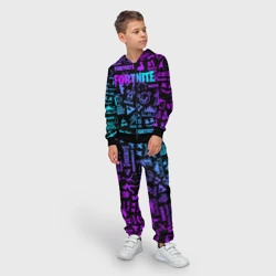 Детский костюм 3D Fortnite x Marshmello neon неон - фото 2