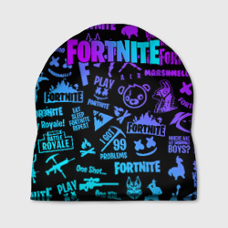Шапка 3D Fortnite x Marshmello neon неон