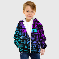Детская куртка 3D Fortnite x Marshmello neon неон - фото 2