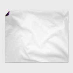 Плед с принтом Fortnite x Marshmello для любого человека, вид спереди №4. Цвет основы: 3d (велсофт)