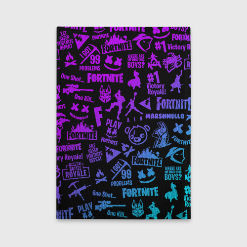 Обложка для автодокументов Fortnite x Marshmello, цвет зеленый - фото 2