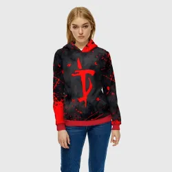 Женская толстовка 3D Doom Slayer - фото 2