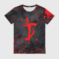 Женская футболка 3D Doom Slayer