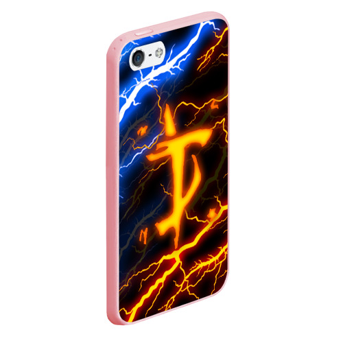 Чехол для iPhone 5/5S матовый Doom Slayer, цвет баблгам - фото 3