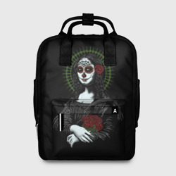 Женский рюкзак 3D Mona Lisa - Santa Muerte