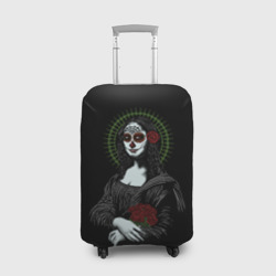 Чехол для чемодана 3D Mona Lisa - Santa Muerte