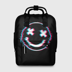 Женский рюкзак 3D Glitch Smile