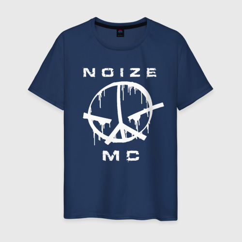 Мужская футболка из хлопка с принтом Noize MC, вид спереди №1