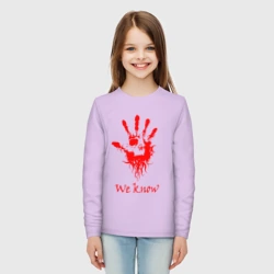 Детский лонгслив хлопок We know - фото 2