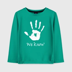 Детский лонгслив хлопок We know the Elder Scrolls skyrim TES 5