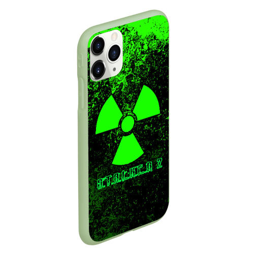 Чехол для iPhone 11 Pro матовый S.T.A.L.K.E.R 2, цвет салатовый - фото 3