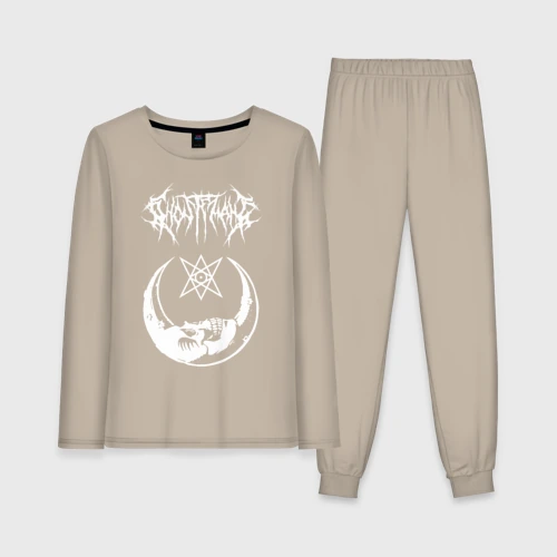 Женская пижама с лонгсливом хлопок Ghostemane