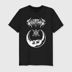 Мужская футболка хлопок Slim Ghostemane на спине
